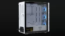 Gabinete Ocelot Gaming Og-c White Blixard Tower, Pc, Soporta Atx, Eatx, Itx, Micro Atx, 4 Ranuras De Expansión, Color Blanco, Ventana Lateral Si, Fuente De Alimentación No, Ventiladores Frontales 3...